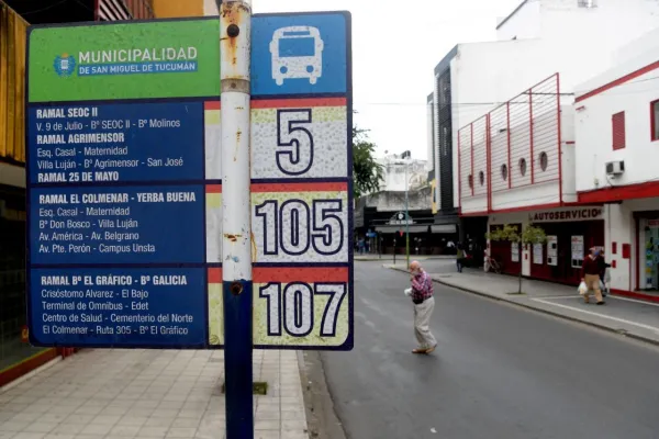 Habrá hasta un 70% menos de colectivos en circulación en Tucumán