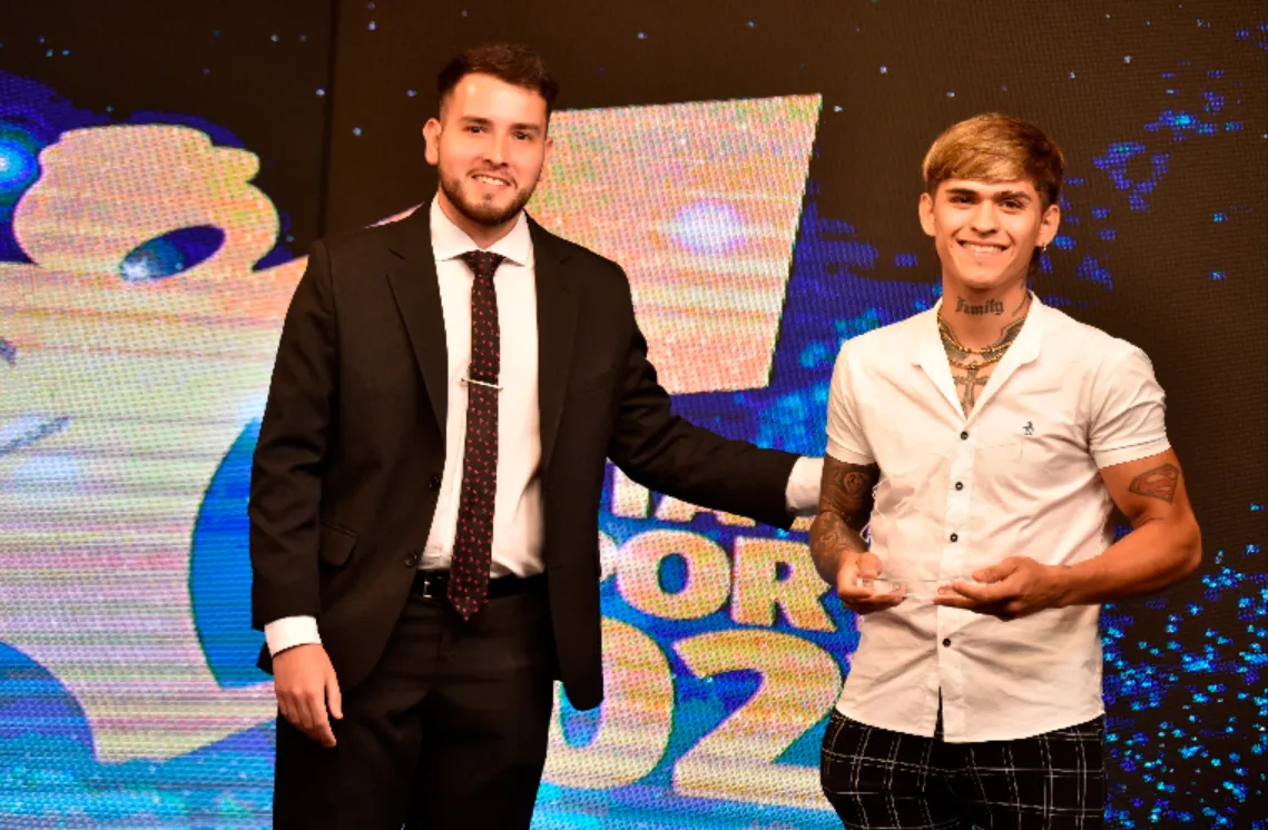 Rodrigo Ruiz fue elegido el boxeador tucumano del año en la Fiesta del Deporte.