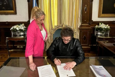 “Contamos con los votos y todo se encamina”, dice Milei