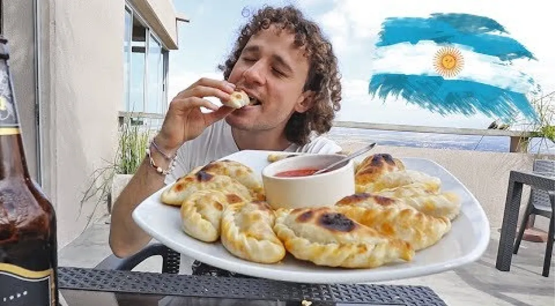 Luisito en una de sus visitas a Argentina