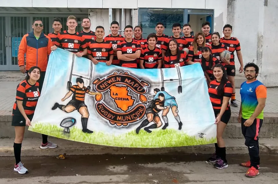 EN EL SUR. Newen Mapu, de La Cocha, es uno de los clubes emergentes que no pudieron volver tras la pandemia. Sin embargo, el entusiasmo por el rugby persiste.