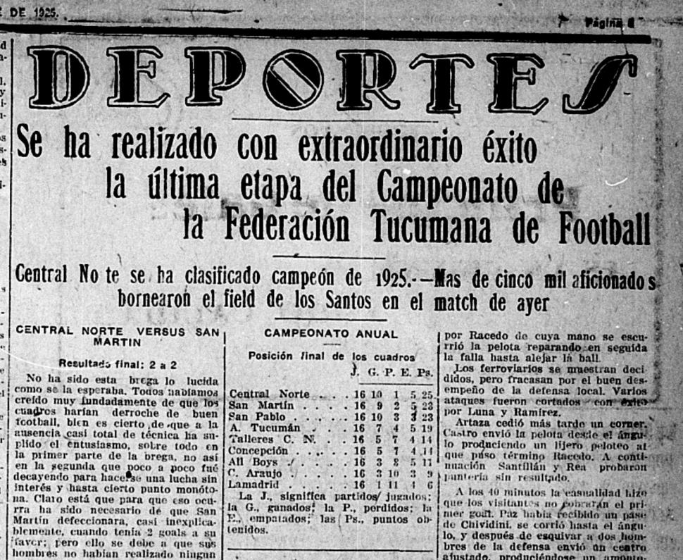 UN TORNEO COMPETITIVO. Hasta la fecha final los cuervos no pudieron festejar el ansiado primero trofeo de la Federación Tucumana de Fútbol.