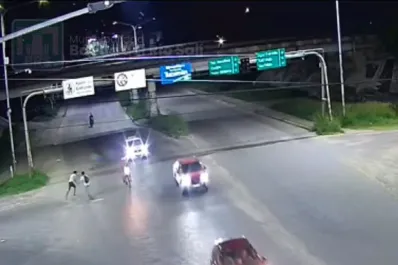 Un violento atraco quedó registrado por las cámaras de seguridad de Banda del Río Salí