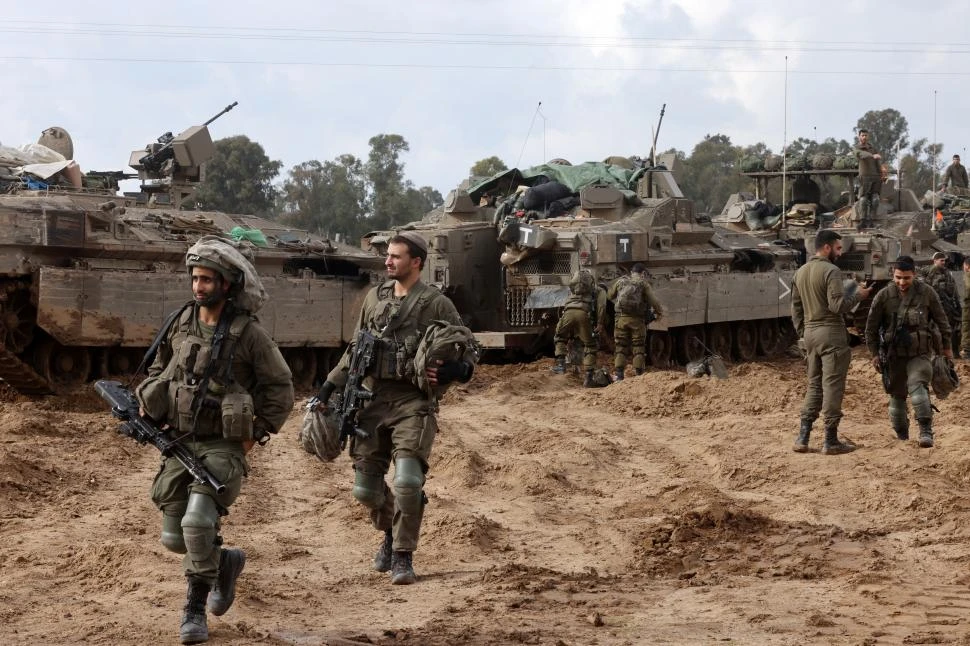 INICIO. La guerra se desató a partir de la respuesta de Israel a un ataque sin precedentes por parte de Hamas. afp