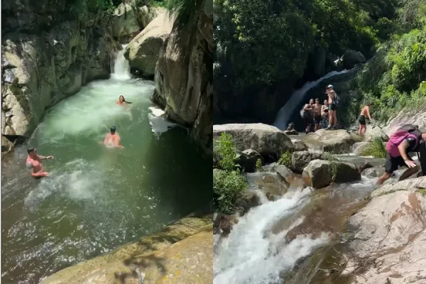 Vacaciones 2024: cómo llegar a la increíble cascada, rodeada de montañas y vegetación, que es furor en Instagram