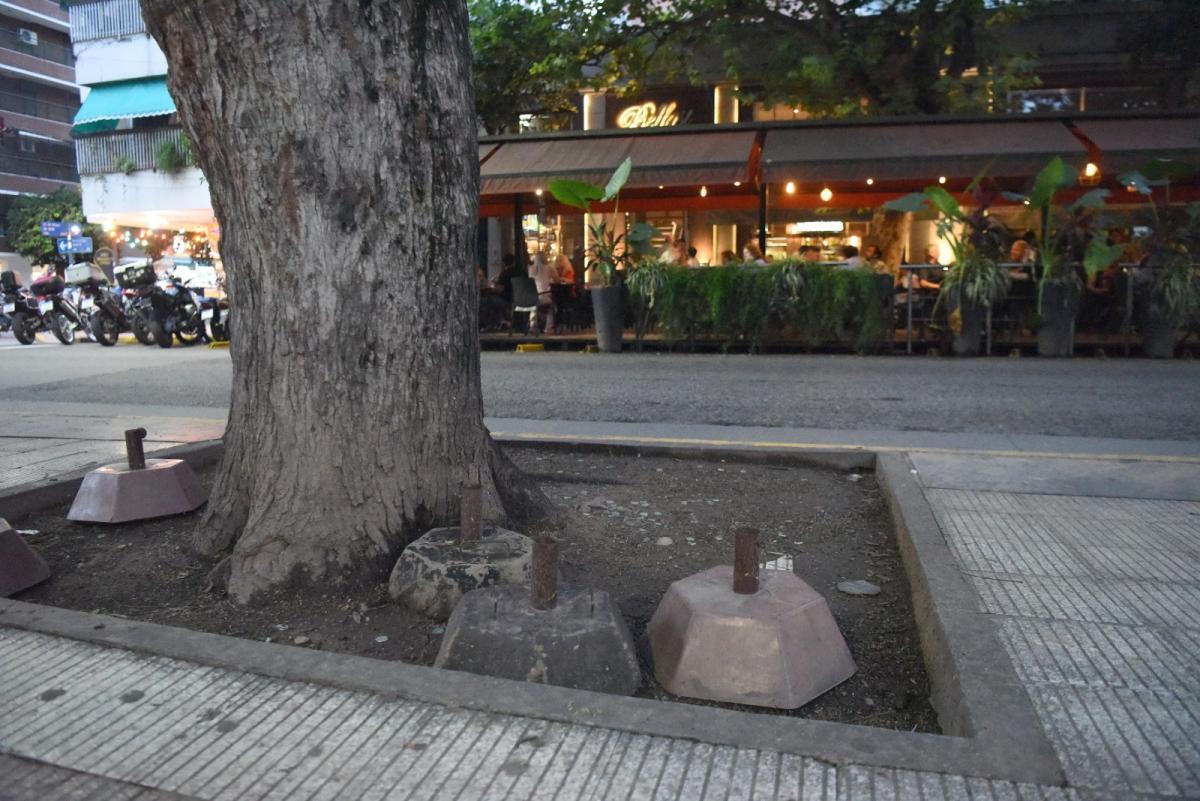 Nuevos espacios públicos recuperados: se liberaron las veredas de la plaza San Martín