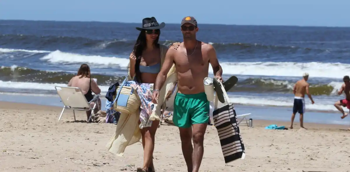 Zaira Nara y Facundo Pieres en Punta