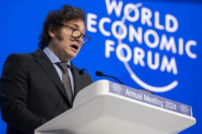 Javier Milei negó el cambio climático en el Foro Económico Mundial