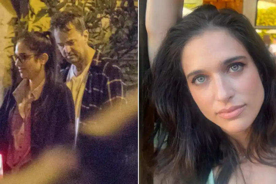 Matthew Perry y Molly Hurwitz.