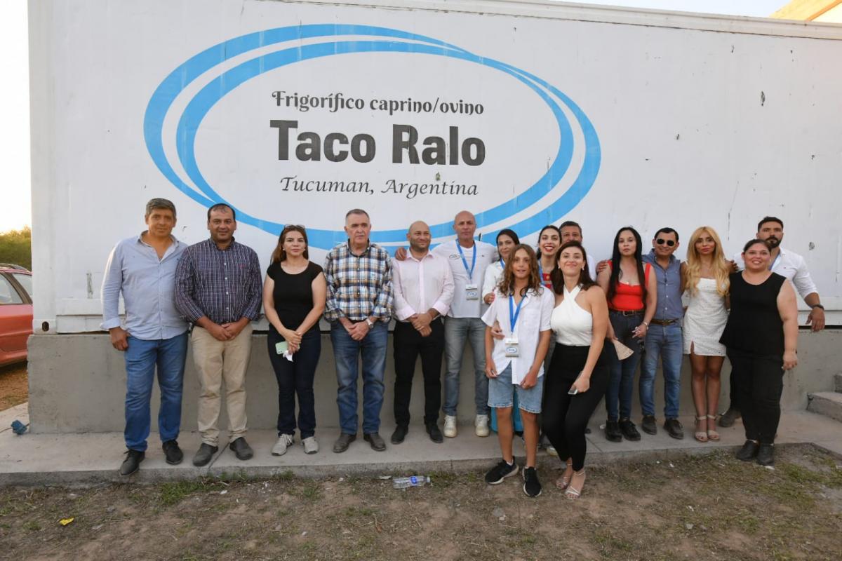 En Taco Ralo, Jaldo dejó inaugurado un frigorífico caprino y ovino