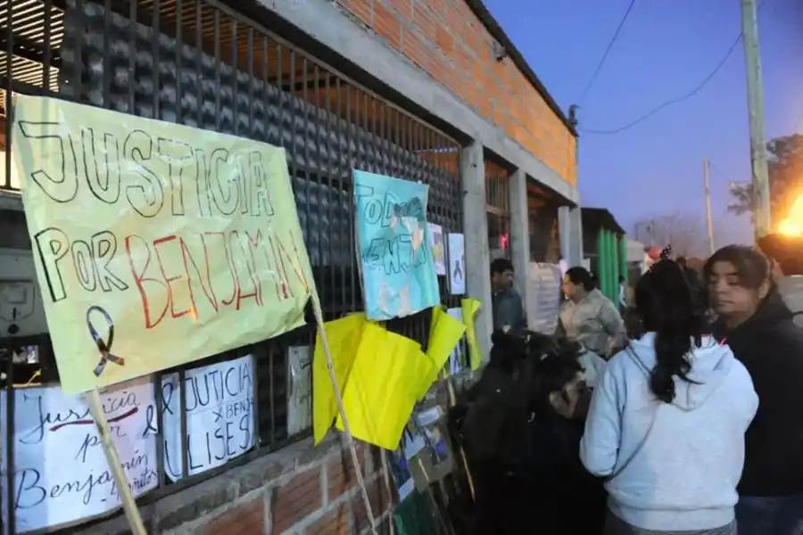 RECLAMO. Los familiares de Benjamín Amaya piden que el caso del menor no quede impune.