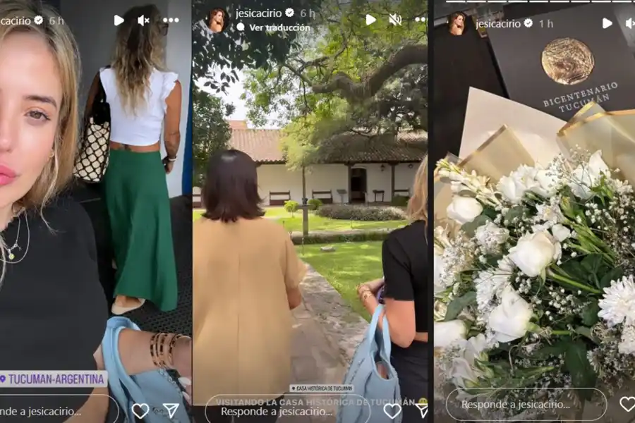 Jésica Cirio está en Tucumán y compartió un enigmático mensaje en sus redes