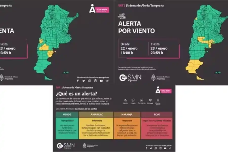 Alerta meteorológica por tormentas severas y calor extremo para ocho provincias