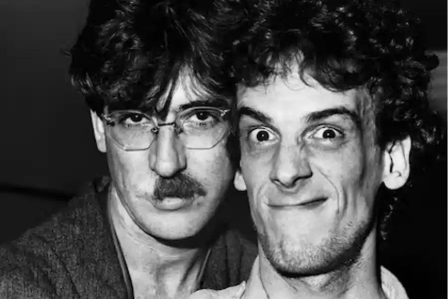 Charly García junto al Flaco Spinetta
