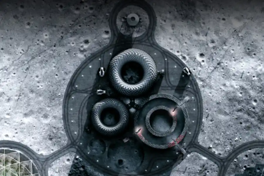 Un detalle de las impresiones 3D que se realizarían para construir los módulos en la Luna y en Marte. Imagen: ICON/NASA