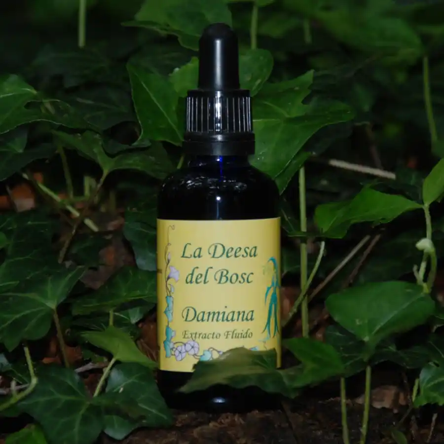 Damiana en extractos.