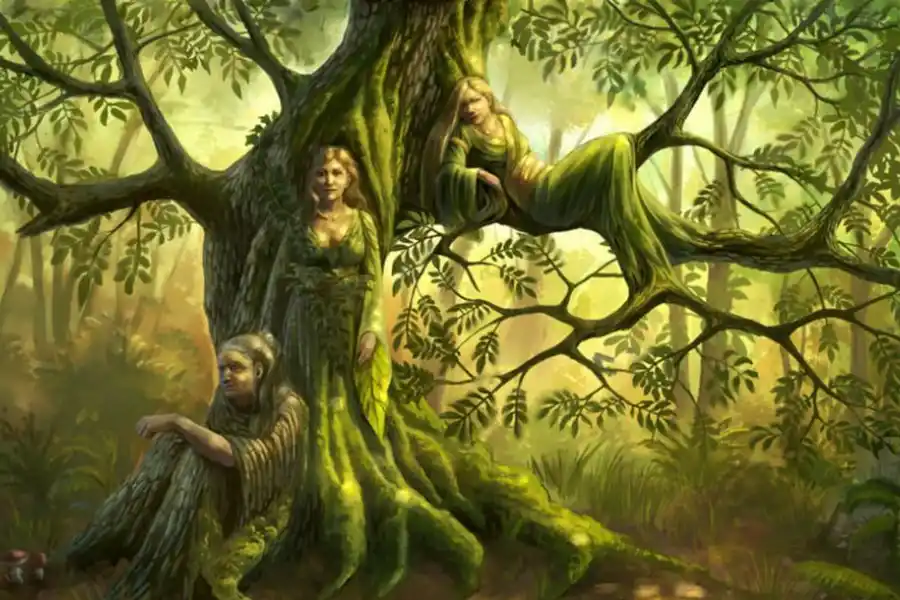 RECREACIÓN. La niña y la anciana, en un dibujo acerca de su dominio de la naturaleza en dos extremos de la vida.