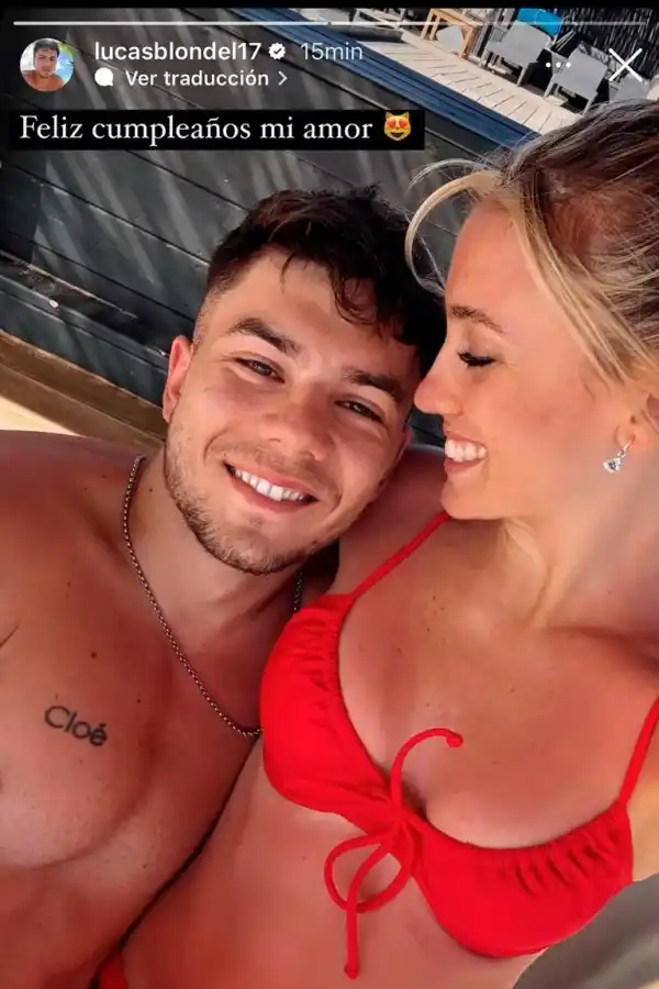 LA FOTO. El posteo de Blondel en Instagram que se convirtió en tendencia en las redes.