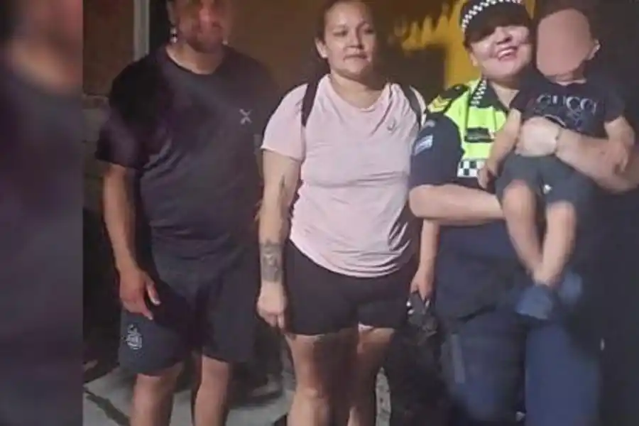 Concepción: encontraron al bebé flotando en la pileta y una sargento logró revivirlo