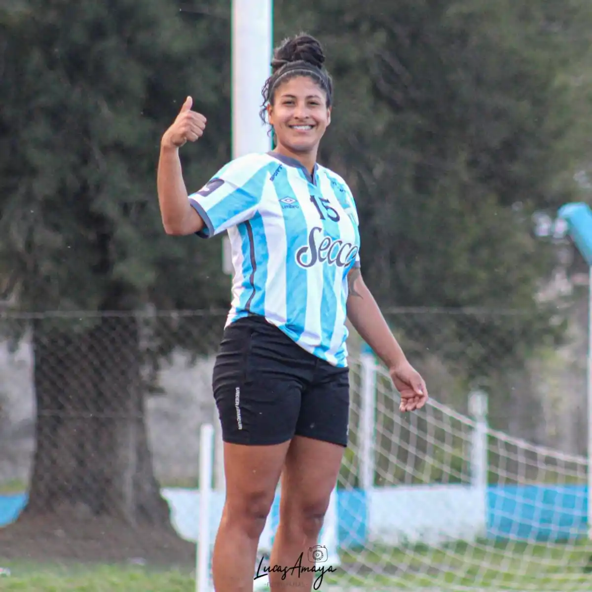 GOLEADORA. Soria hizo tres goles en la fase eliminatoria para Atlético. Foto: Lucas Amaya