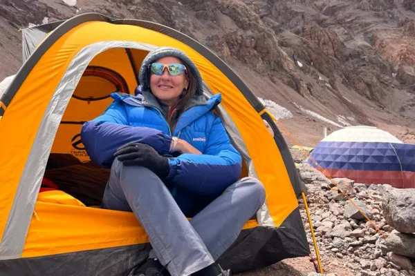 Una contadora tucumana cuenta cómo fue recibir el Año Nuevo en la cima del Aconcagua