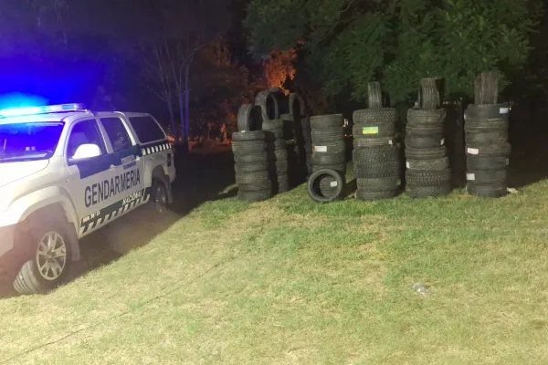 Secuestraron más de 1.200 neumáticos que eran transportados sin aval legal
