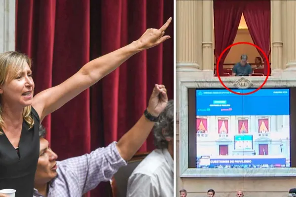 Durante el debate echaron de uno de los palcos a una persona que insultó a Myriam Bregman