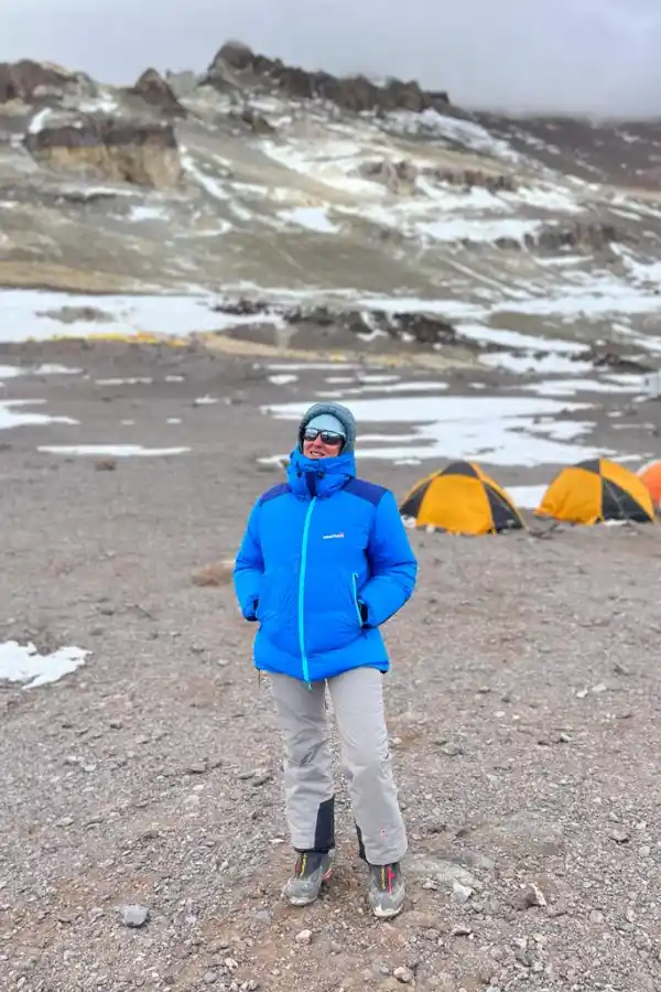 Una contadora tucumana cuenta cómo fue recibir el Año Nuevo en la cima del Aconcagua