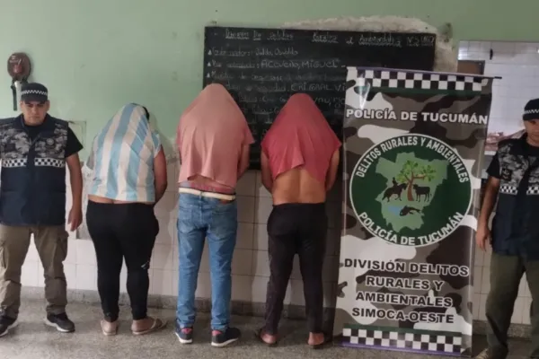 Simoca: trasladaban carne robada en el baúl de un auto y los descubrieron
