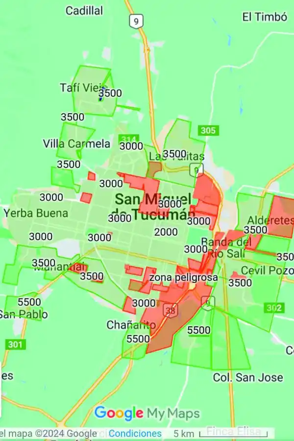 Los choferes de Uber Moto hicieron su mapa del delito