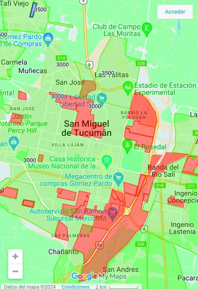 Los choferes de Uber Moto hicieron su mapa del delito