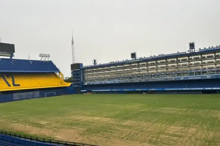 ANTES. Así estaba el campo de juego hace siete días.
