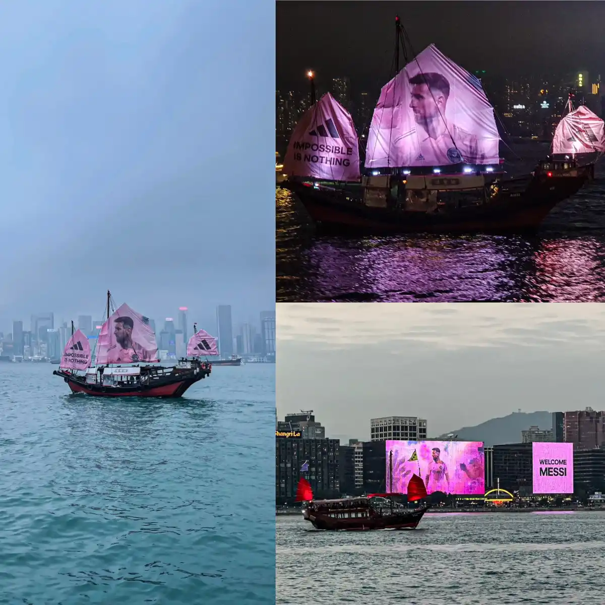 En Hong Kong, Messi tiene su fragata