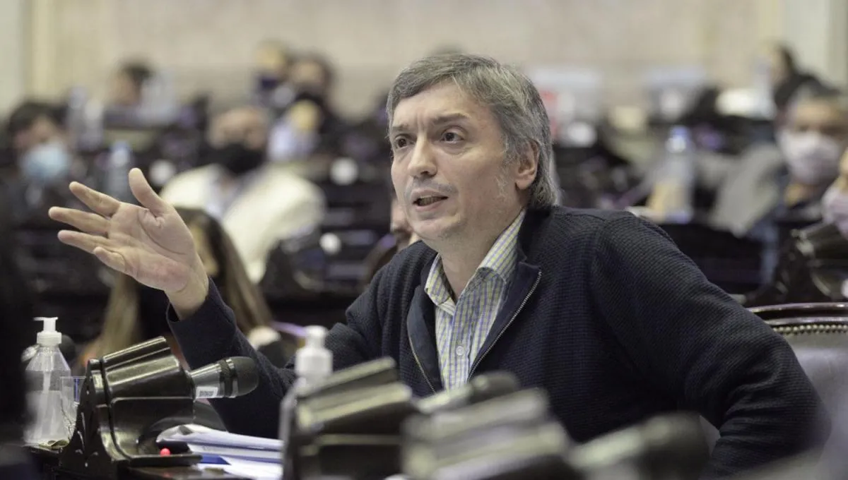 Máximo Kirchner rechazó la ley ómnibus y la tildó de mamotreto