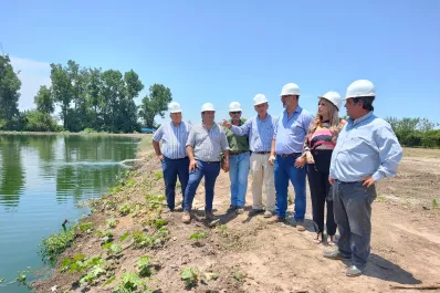 Avanzan los trabajos de rehabilitación de la planta de tratamiento de La Bolsa