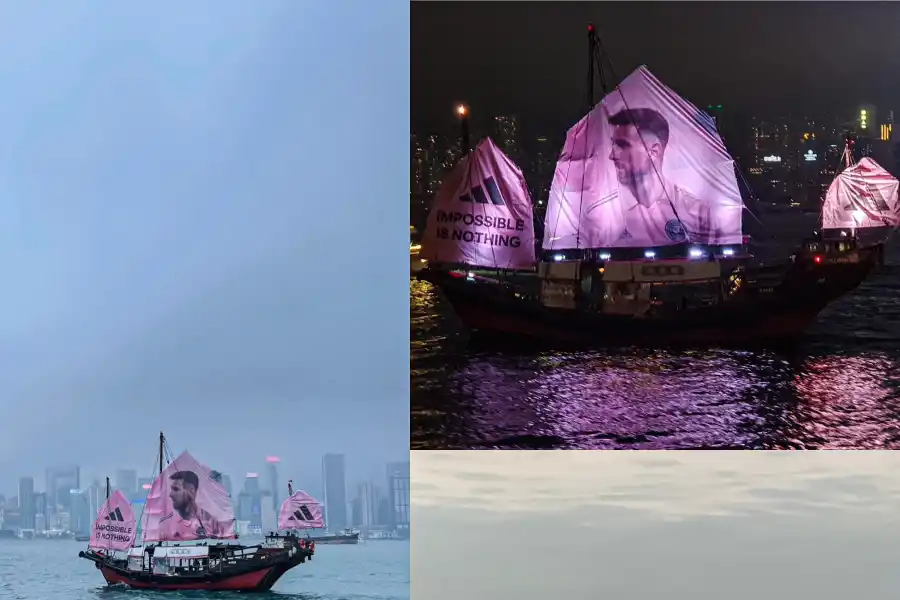 En Hong Kong, Messi tiene su fragata