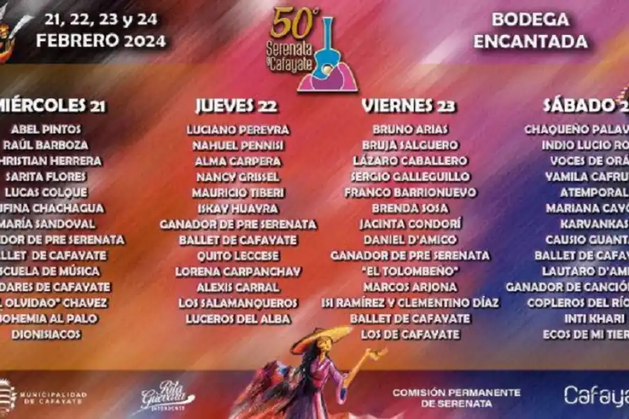 Serenata a Cafayate: comienza la venta de entradas