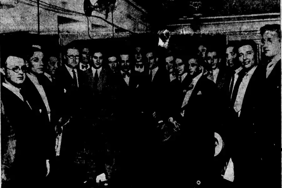 EN LA REDACCIÓN. Bossio y dirigentes visitan las instalaciones de nuestro diario. 