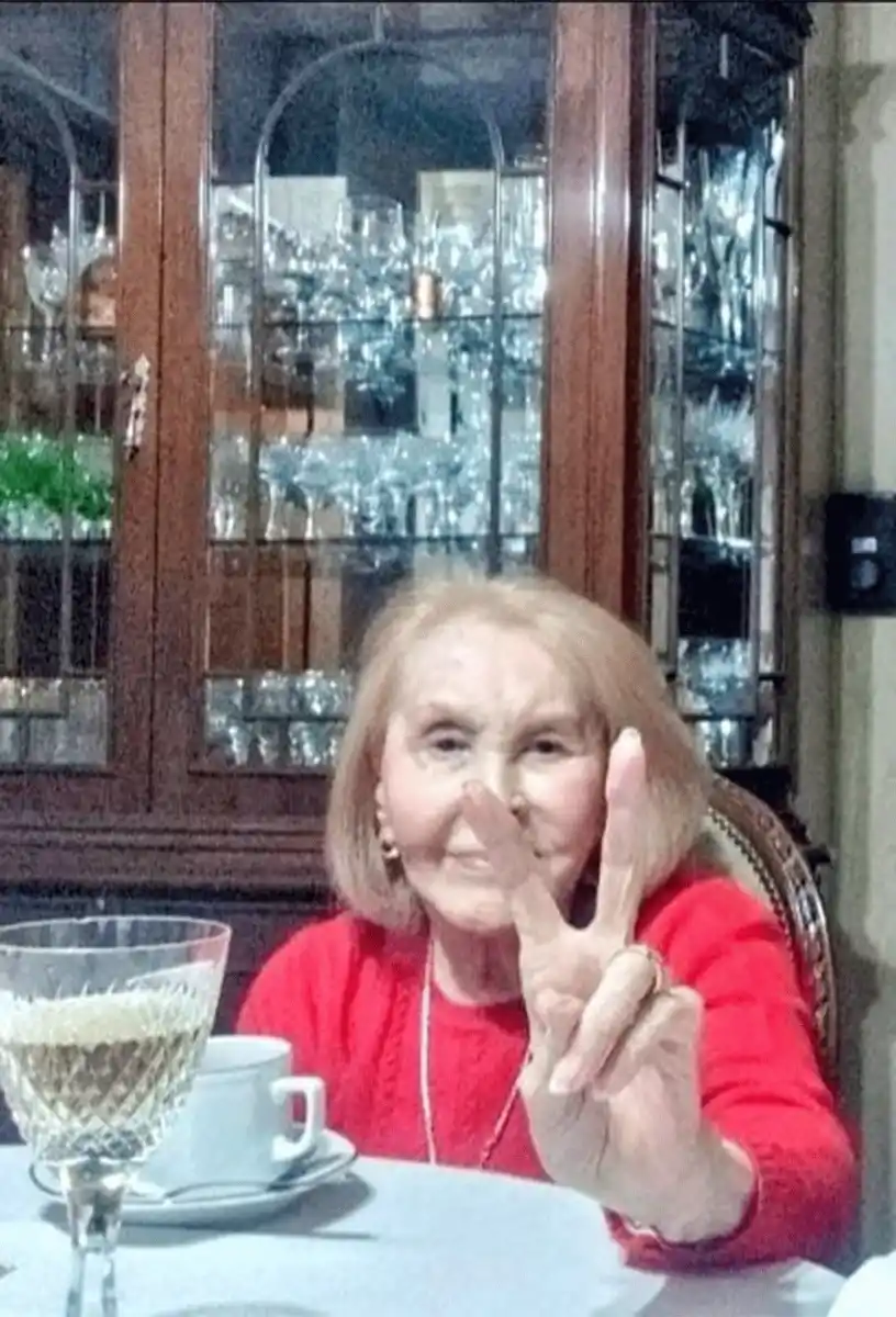 SU ÚLTIMO CUMPLEAÑOS. Foto de Olijela Rivas en el festejo, el 6 de octubre de 2023.