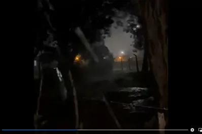 Un temporal dejó sin luz a casi toda la provincia