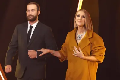 Quién es René-Charles, el hijo mayor de Céline Dion que captó todas las miradas en los Grammy 2024