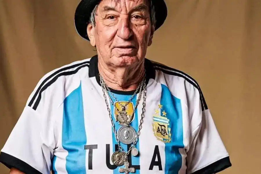 Tristeza en el fútbol: murió Tula, el hincha más famoso de la Selección argentina