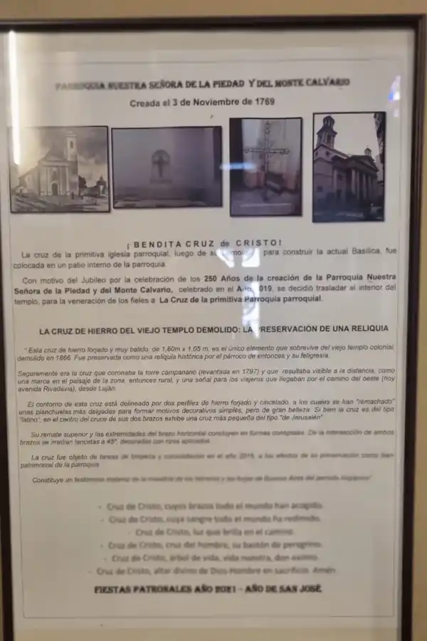 EN CABA. En la parroquia de Nuestra Señora de la Piedad descansan los restos de la religiosa santiagueña.