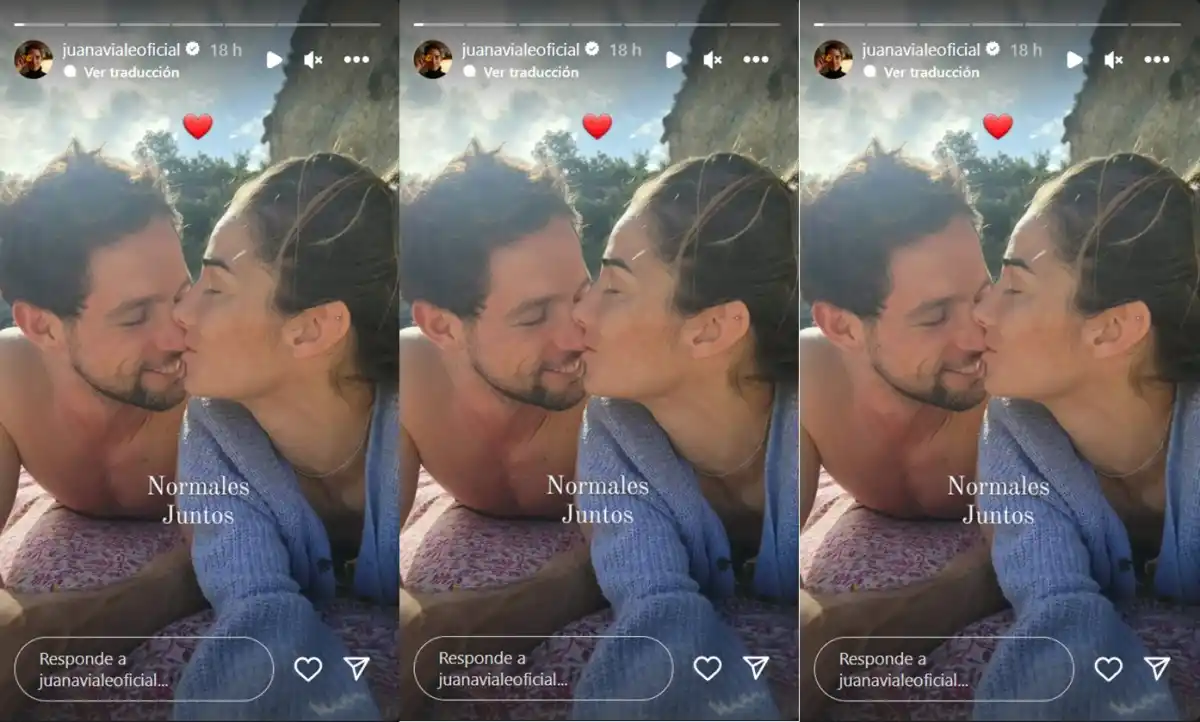 Con una tierna foto, Juana Viale blanqueó su romance con el hijo de un reconocido deportista