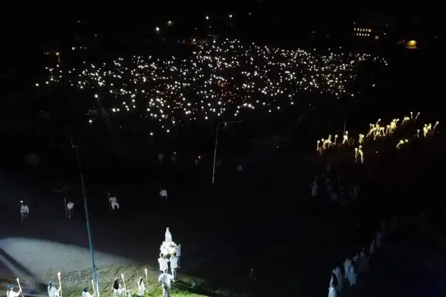 Casi 30.000 personas honraron a la Virgen de Lourdes en San Pedro de Colalao