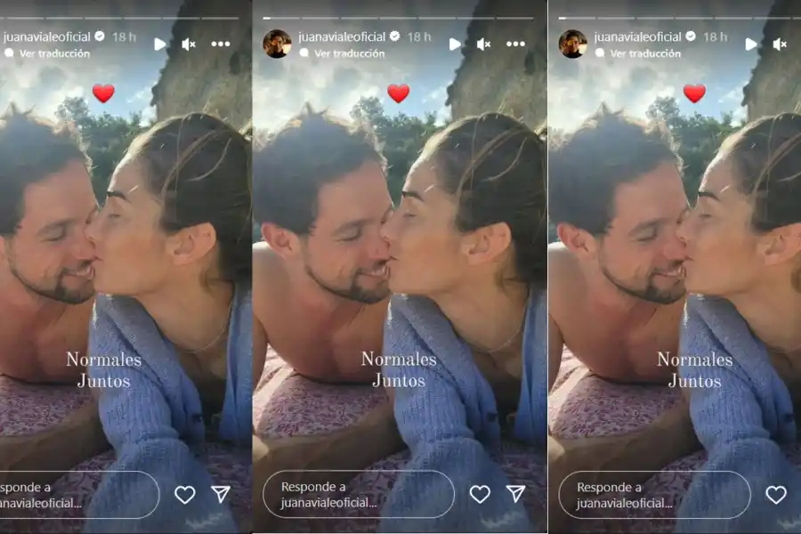 Con una tierna foto, Juana Viale blanqueó su romance con el hijo de un reconocido deportista