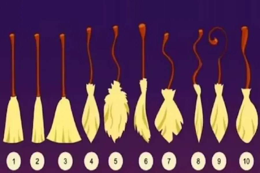 TEST VIRAL. Observá la imagen, elegí la escoba que más llame tu atención y descubrí los aspectos destacados de tu personalidad.