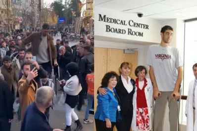 Sultan Kösen, el hombre más alto del mundo: mide 2,51 metros y entró al Libro Guinness de los Récords