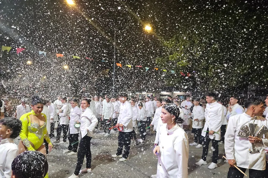 Una multitud disfrutó de los corsos de Bella Vista