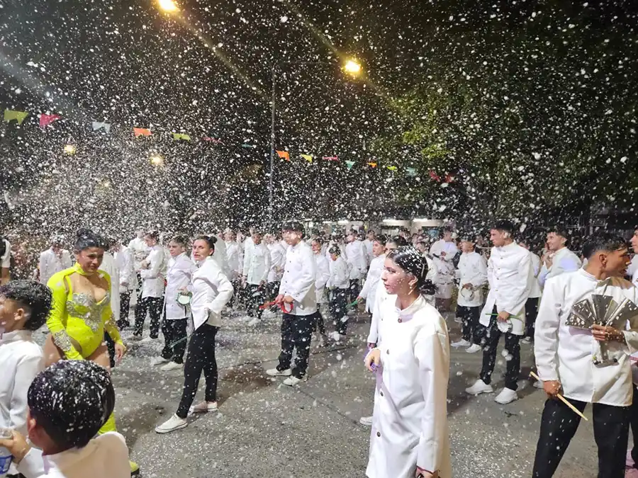 Una multitud disfrutó de los corsos de Bella Vista